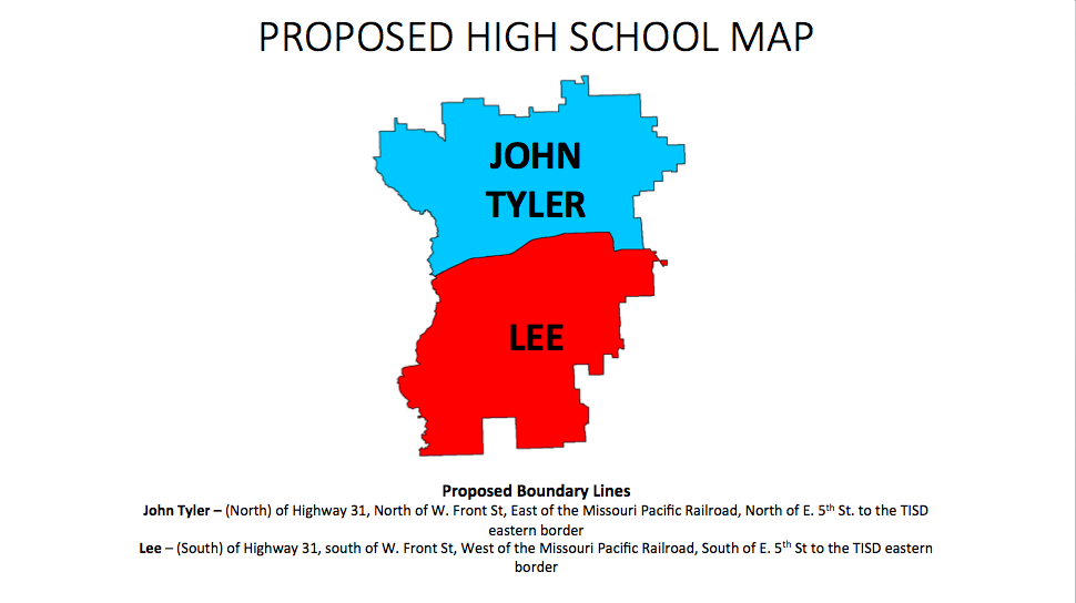 Tyler Isd Proposes Attendance Zone Changes Across The District Local News Tylerpaper Com