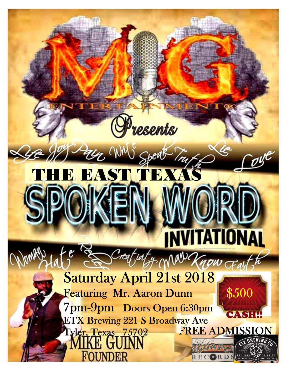 Poetry Will Take Center Stage At The Inaugural East Texas