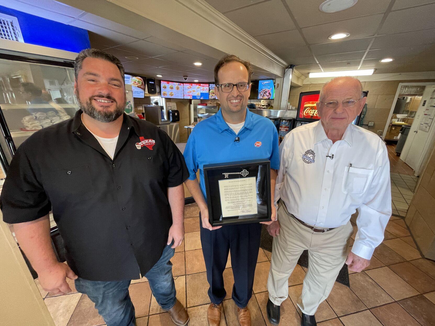 henderson dairy queen celebrates 75 years with visit from the texas bucket list local news tylerpaper com