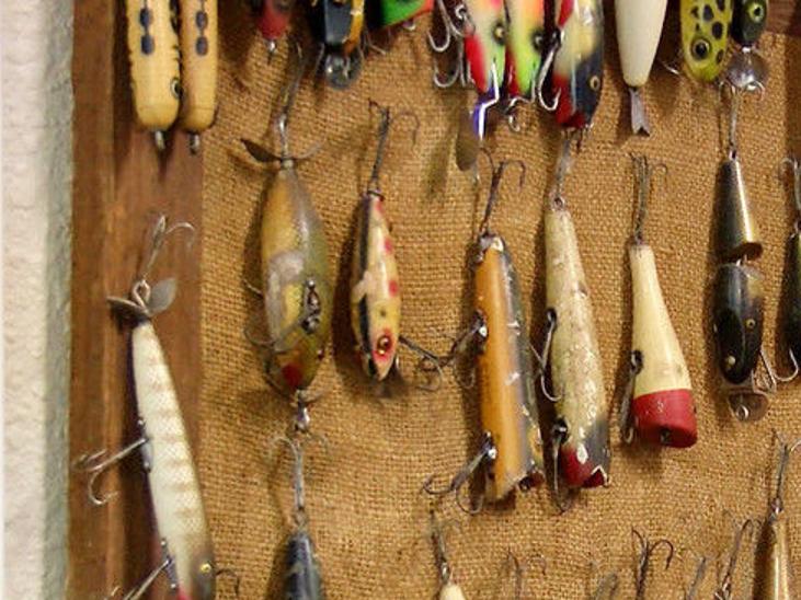 Vintage antique fishing lures