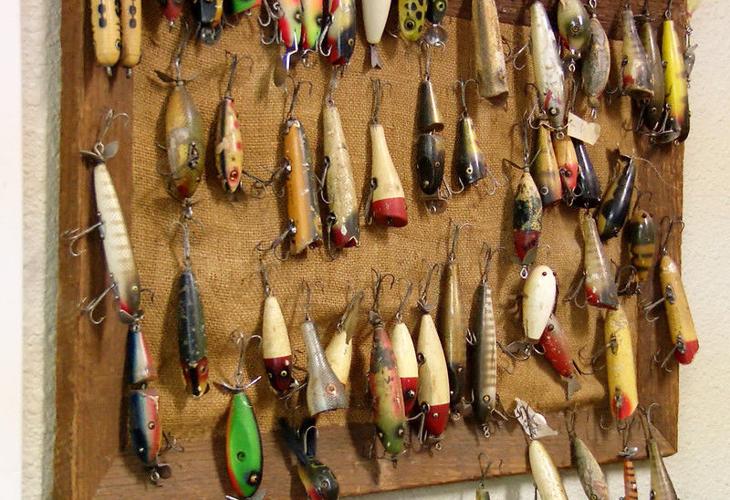 bass fishing lures lot used 
