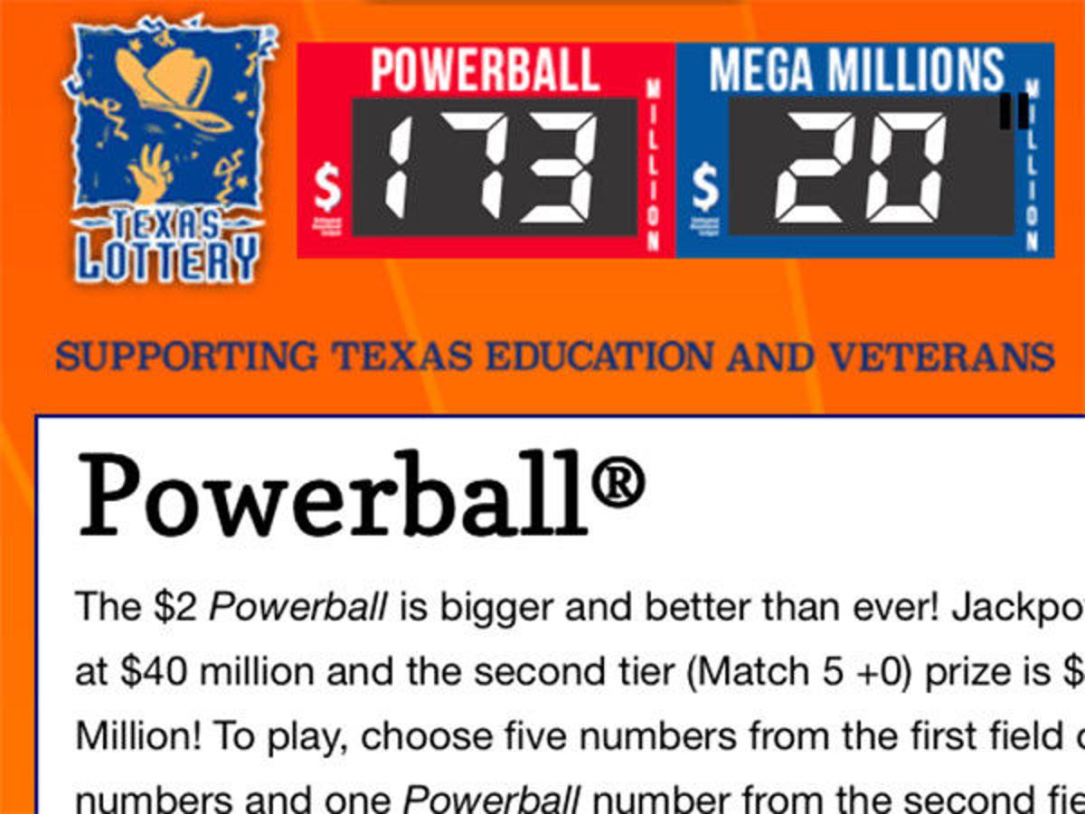 Texas lottery mega millions scanner