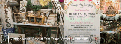 Vintage Market Days event "Sweet Summertime" coming to Nacogdoches Expo Center