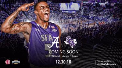 Sfa Will Host Alabama For Men S Basketball Game In December