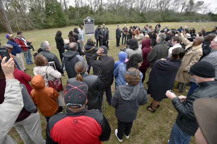Slocum Massacre historical marker unveiled