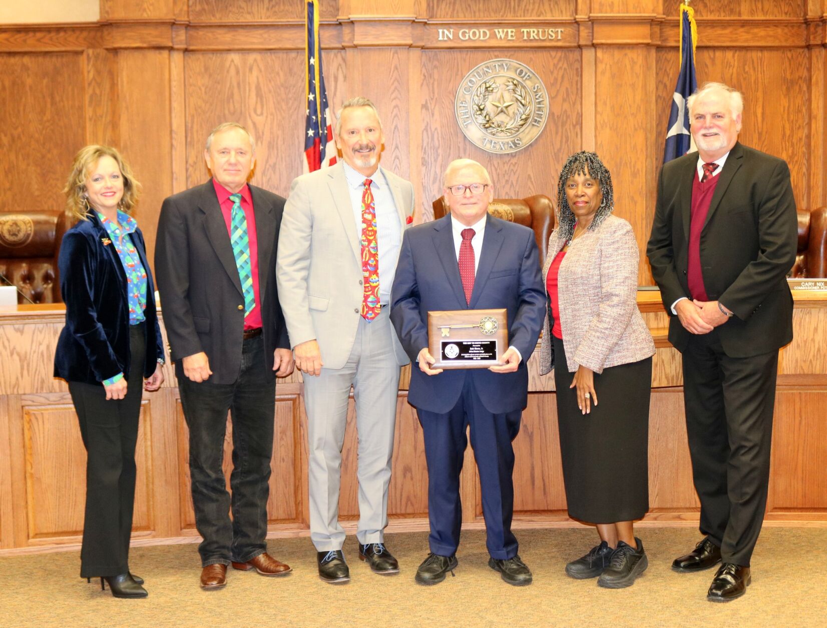 Retiring Smith County elected officials honored for 133 years of