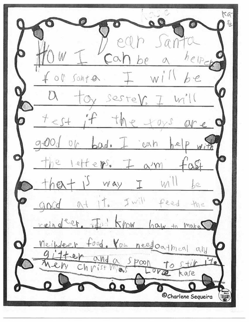Santa Letters This Year Children Just Want To Help Santa Out Local News Tylerpaper Com