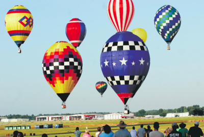 beautiful hot air balloons