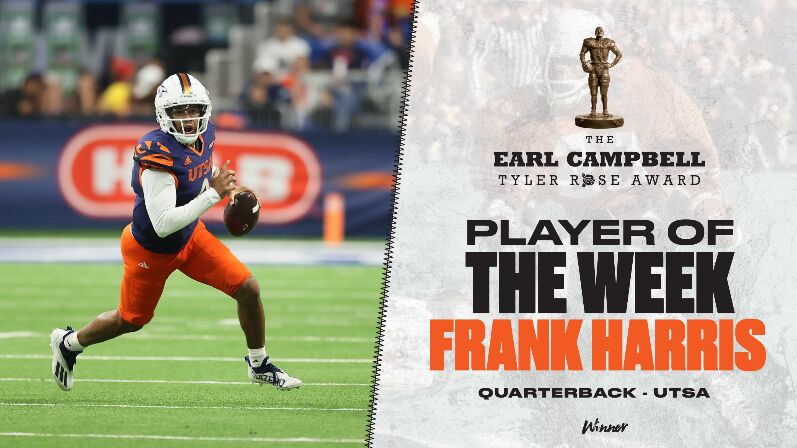 UTSA's Frank Harris named best college football player in Texas