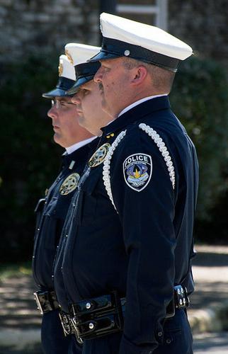 Annual peace officers memorial ceremony held at T.B. Butler Fountain Plaza