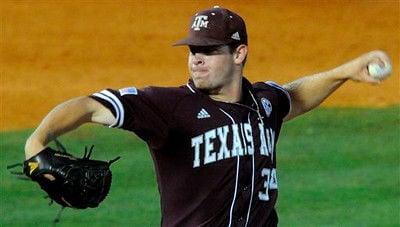 Minter Makes Major League Debut - Texas A&M Athletics 