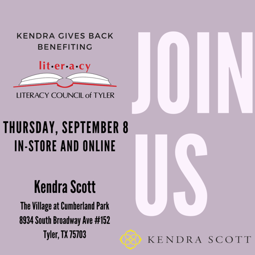 Literacy Council of Tyler to partner with Kendra Scott for