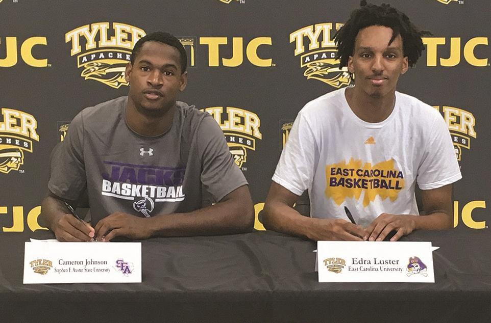 Cameron Johnson Signs With Sfa Edra Luster Heading To E Carolina