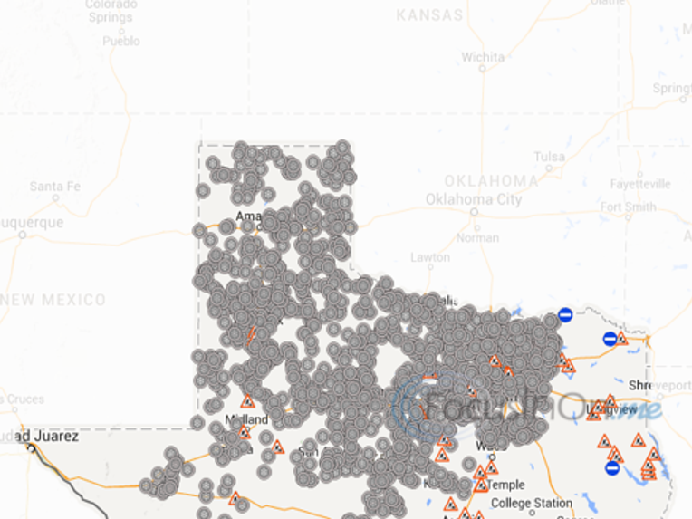 Txdot Road Conditions Map Interactive Map Of Current Texas Road Conditions | Weather | Tylerpaper.com