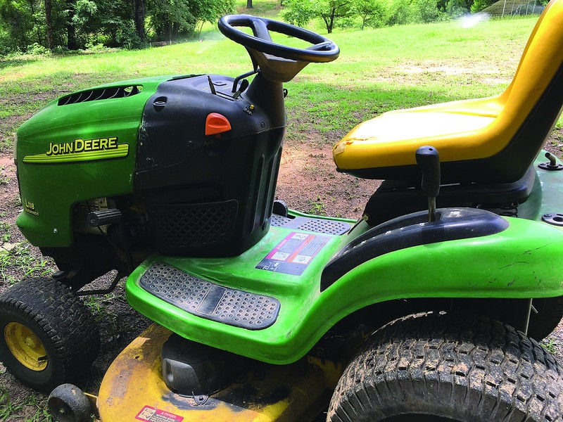 John deere 667 stand up online mower