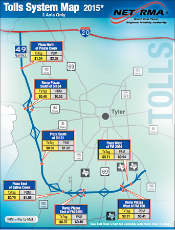 Toll 49 'Lindale Relief Route' to cost $126 million; construction set ...