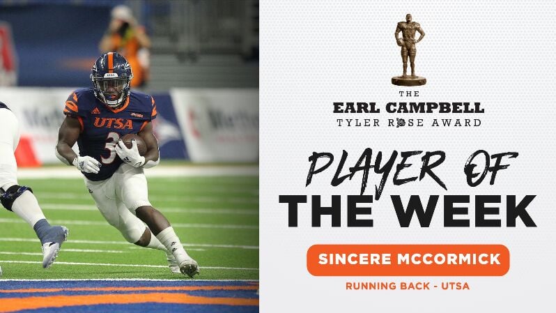 Sincere McCormick, UTSA Roadrunners Running Back