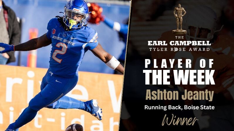 Boise State's Ashton Jeanty Earns Earl Campbell Tyler Rose National ...