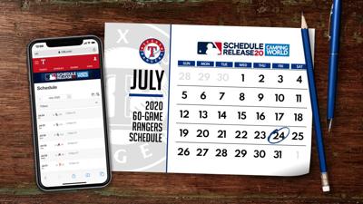 2020 Texas Rangers Schedule | Sports | tylerpaper.com