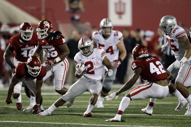 Ohio State's Dobbins first Earl Campbell Tyler Rose Award weekly winner