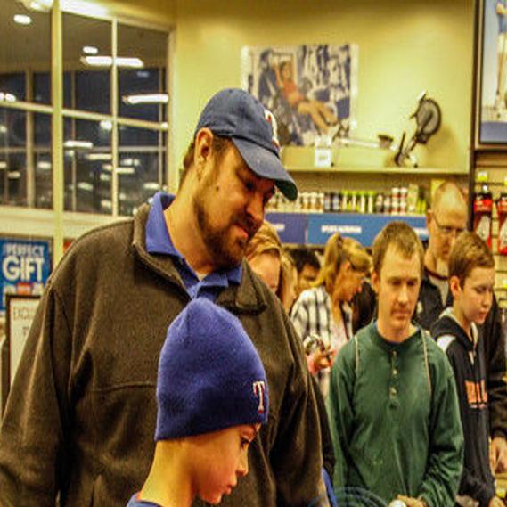 Texas Rangers Winter Caravan stops at Academy in Tyler, Pro