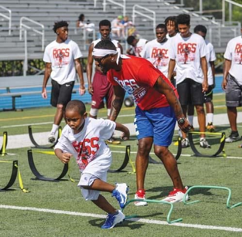 Tyus Bowser hosts fourth annual football camp, Texas