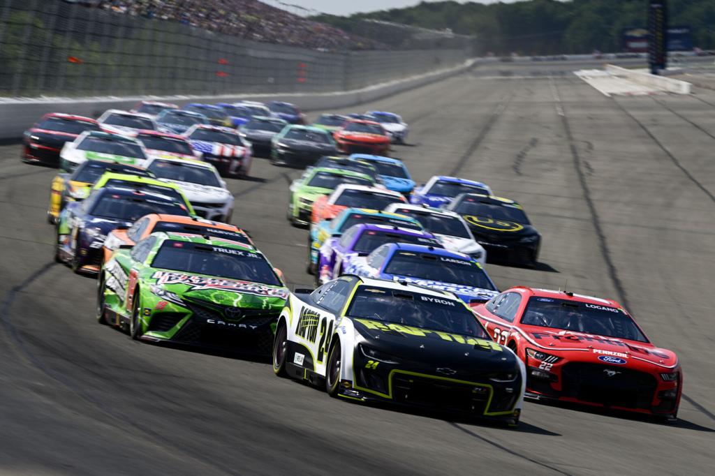 Denny Hamlin gets his record 7th victory at Pocono and 50th of his NASCAR  Cup Series career