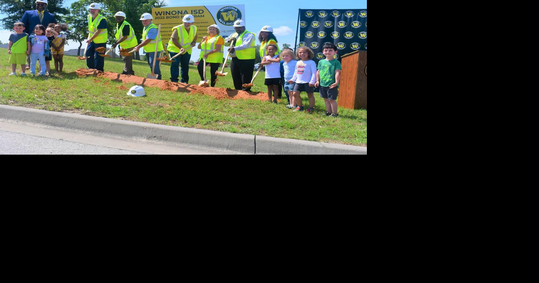 Winona ISD hosts groundbreaking for upgrades to elementary middle