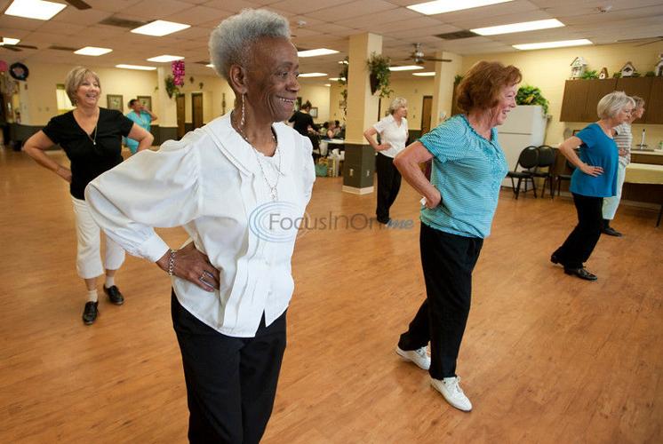 senior citizens dancing