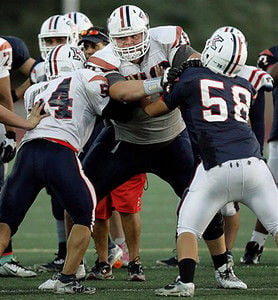 tallest high school football player