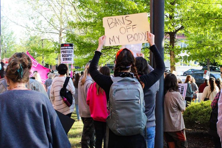 Roe protesters