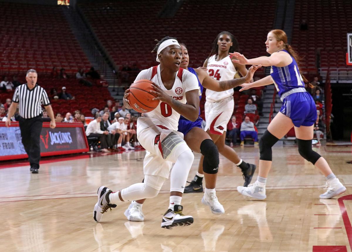 No 23 Arkansas Dominates Mcneese State Sports Uatrav Com