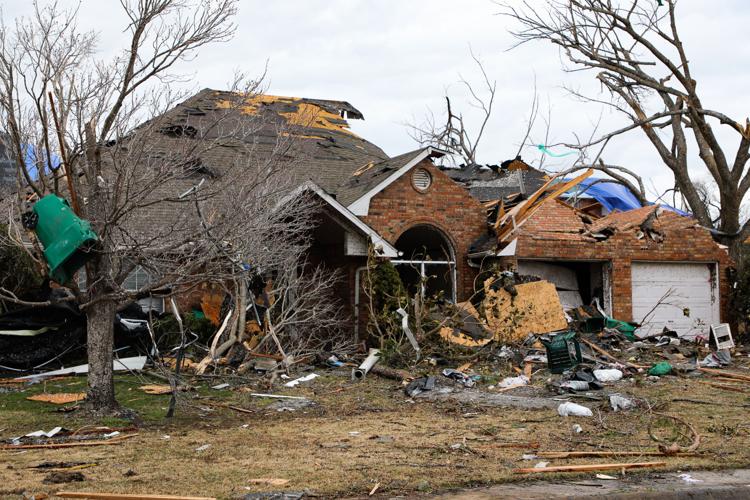 House wreckage