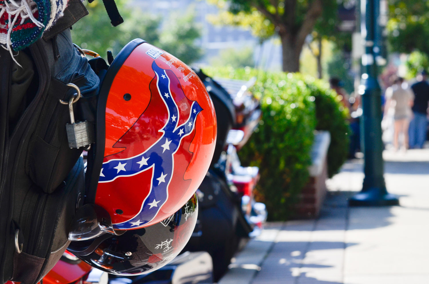 Rebel flag 2024 motorcycle helmet