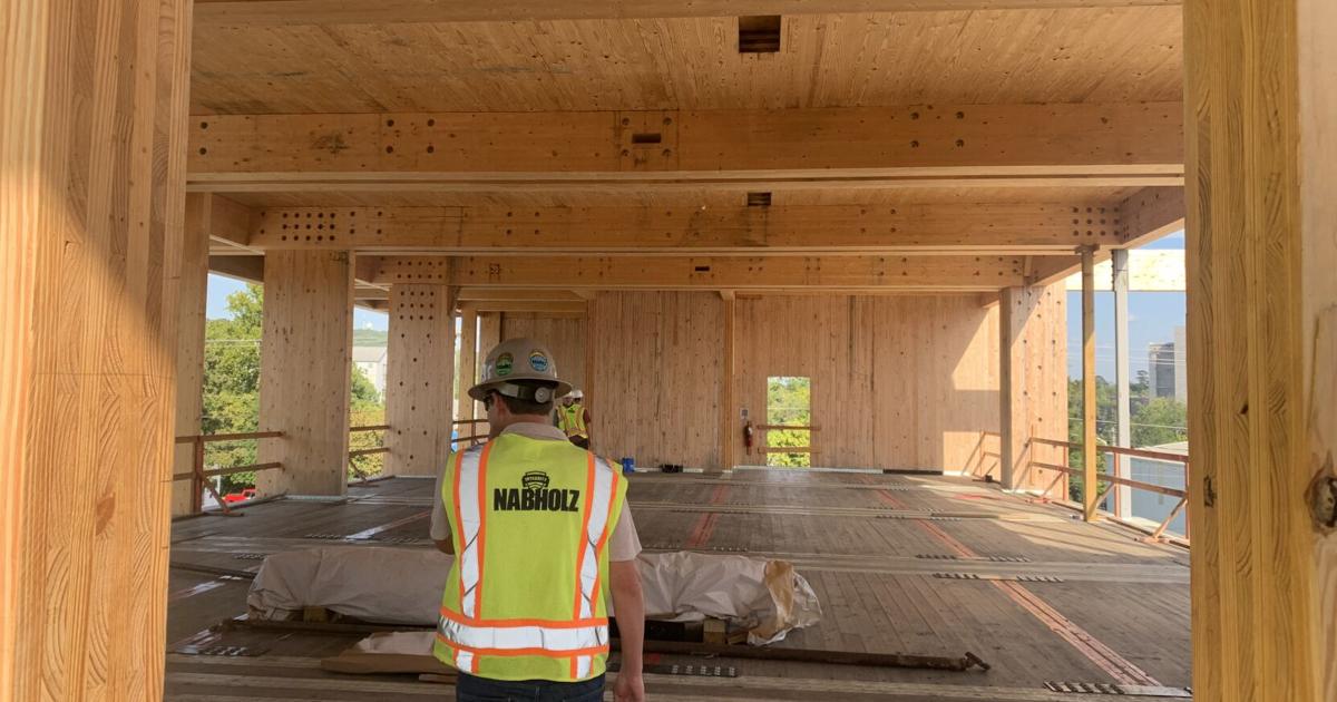 Wood works: UA Arts and Design District research center construction advances | News Wood works: UA Arts and Design District research center construction advances | News