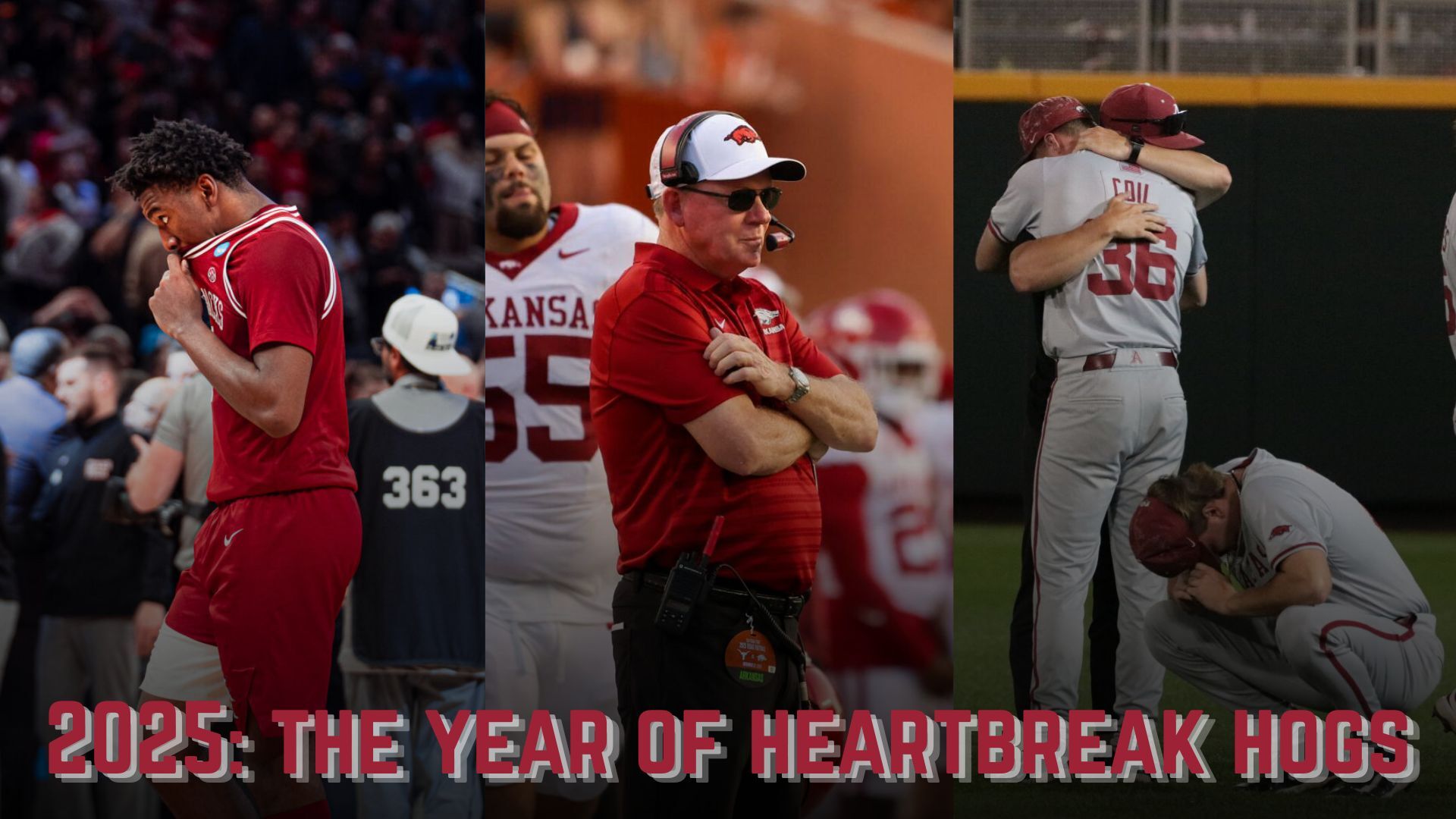 Sad Razorback Fans 2025, the year of Heartbreak for Razorback fans | Sports | uatrav.com