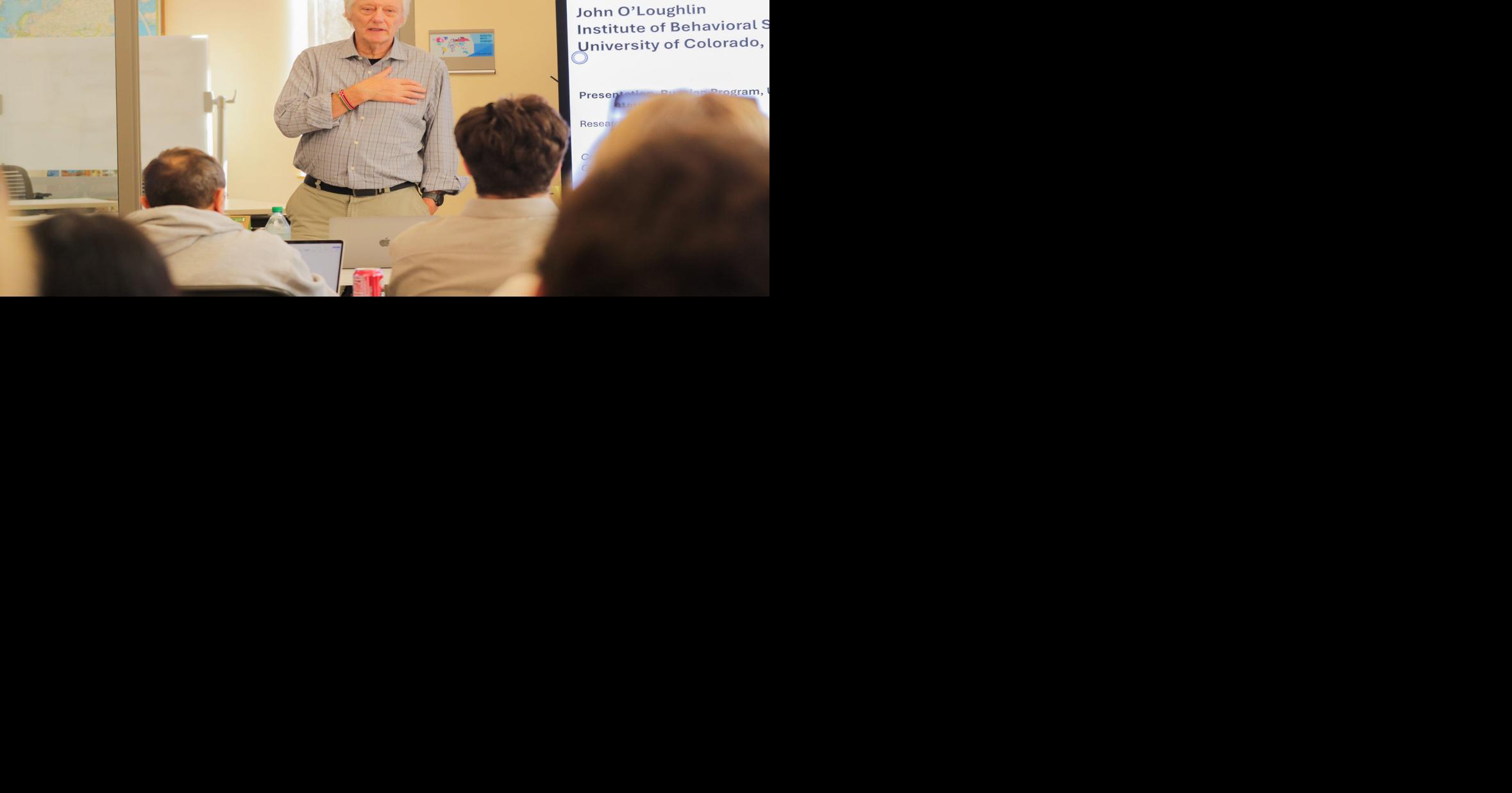 UA Russian-Eurasian Club invites visiting professor to discuss Ukrainian war, public opinion research