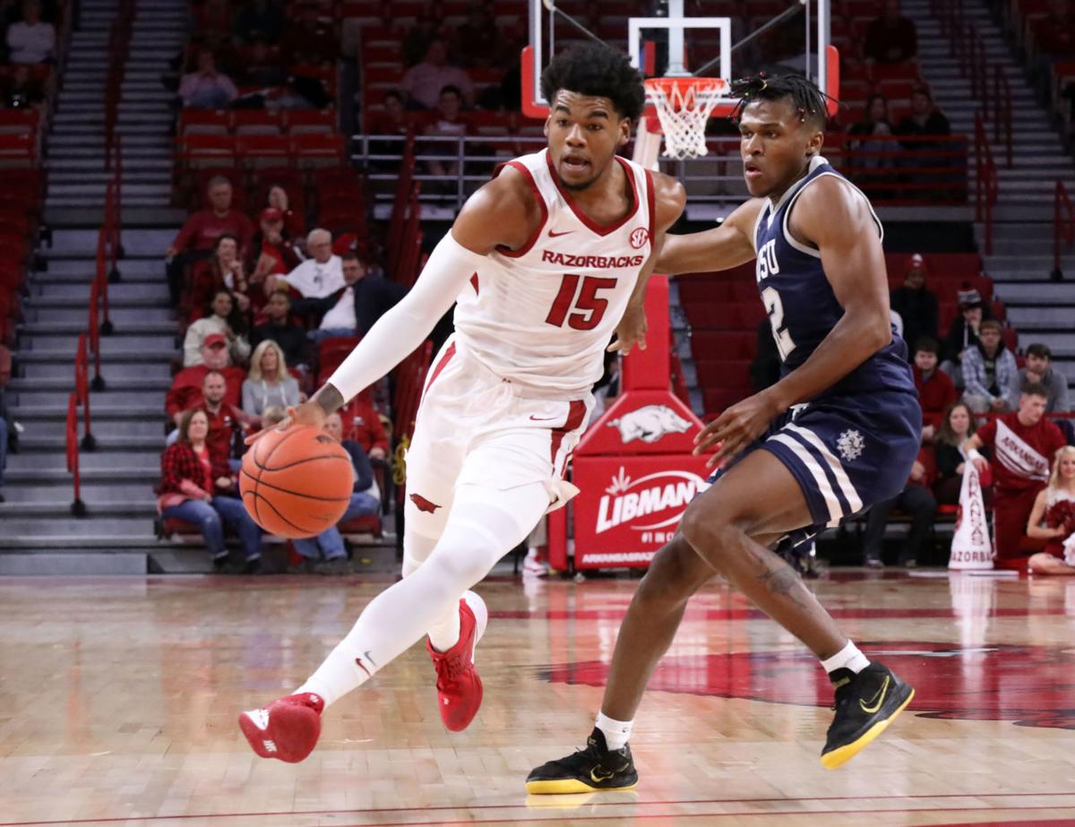 Arkansas Men S Basketball Impresses In Exhibition Win Over Swosu