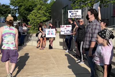 Walton Arts Center Protest