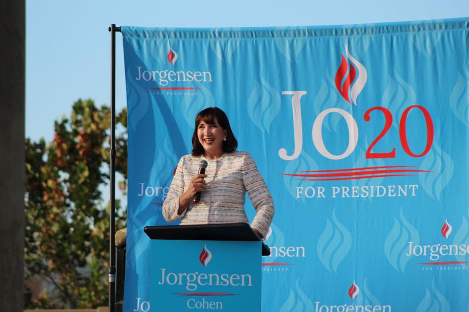 2020 Presidential Nominee Jo Jorgensen Visits Little Rock To Campaign News Ucanews Live