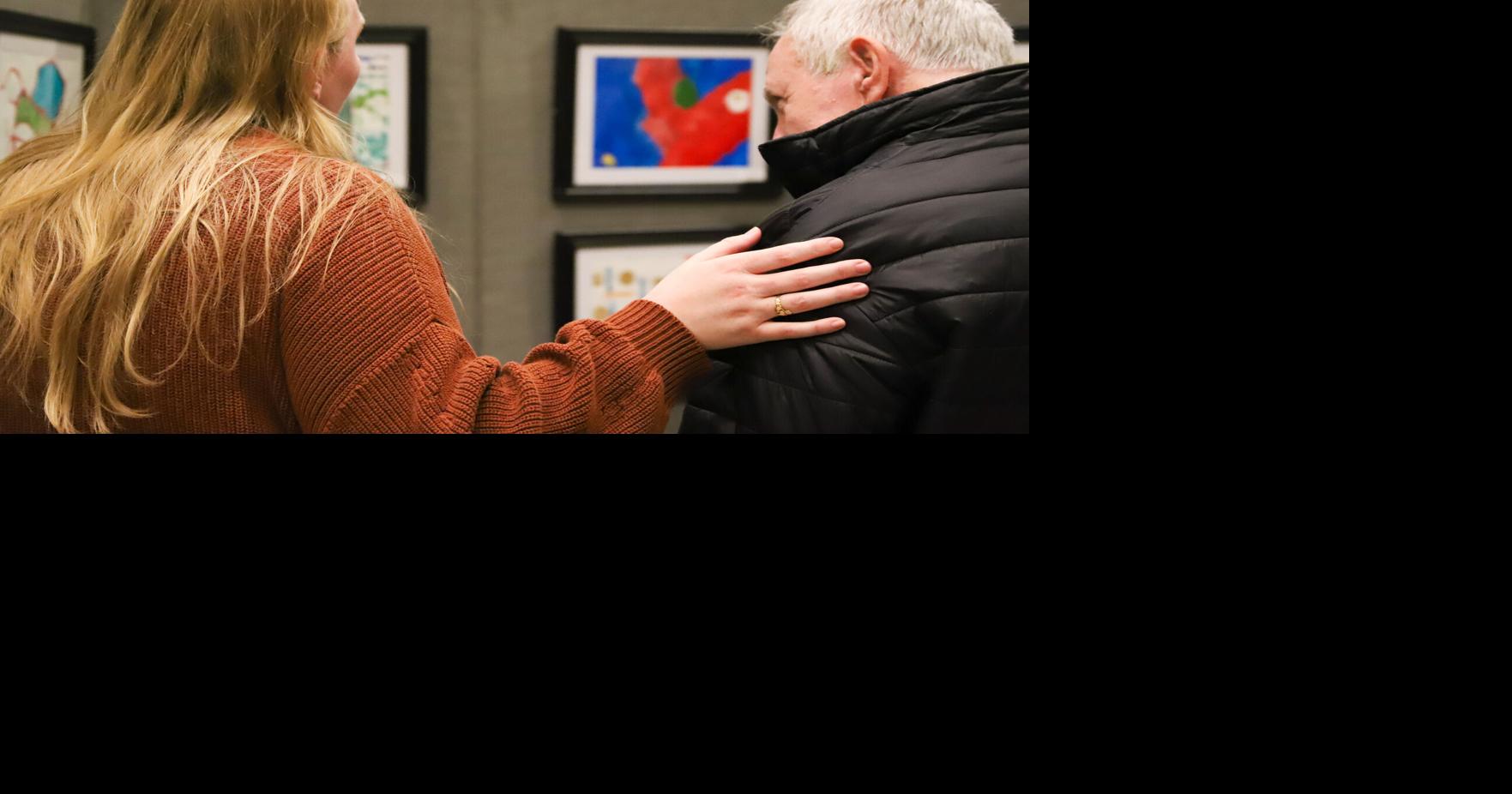 Dementia patients show off therapeutic creations in campus art show