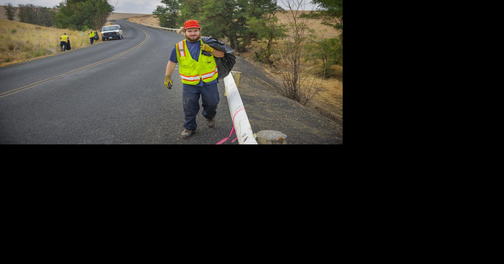 Cooper's crew Walla Walla County Jail inmate trustees help keep roads