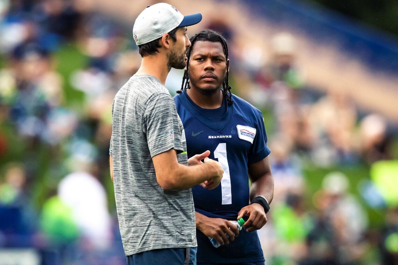 Now that he's healthy, Seahawks WR Dee Eskridge is waking up early