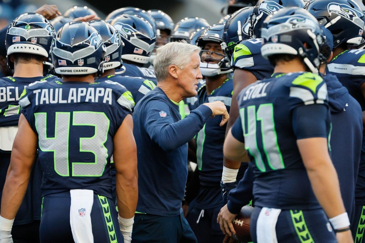 Seahawks begin season of higher expectations hosting gutted Rams