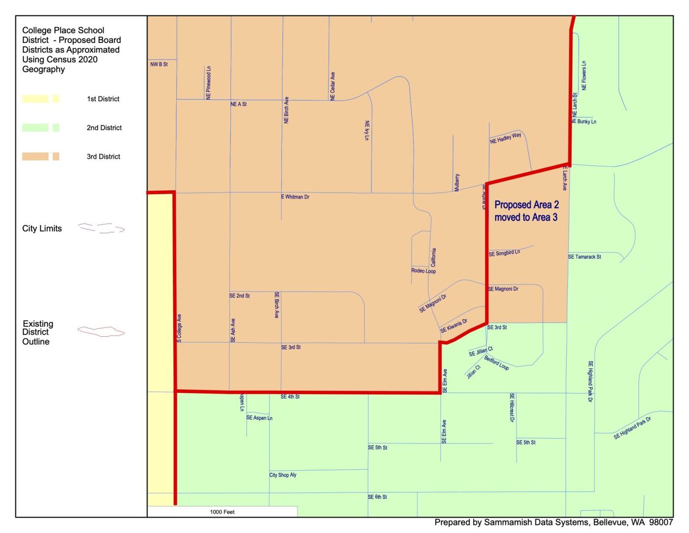 Laramie County Assessor Map College Place Schools Plan Redistricting In Time For The 2022 Elections Education Union Bulletin Com