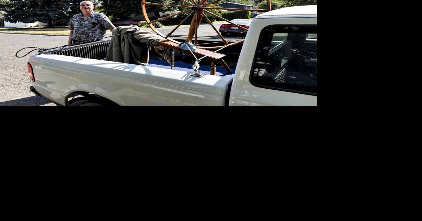 Walla Walla artisan crafts replica Narcissa Whitman spinning wheel