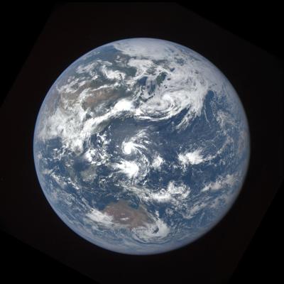 Earth, from a distance