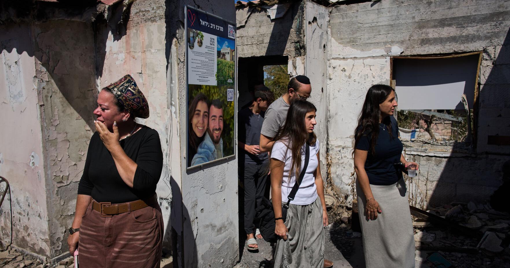 Photos of Israelis marking three years since Hama Oct . 7 attack as an election nears
