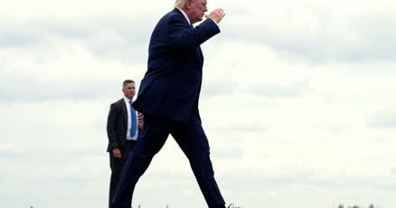 Trump is making a rare Western trip to talk about the economy, something polls show he's weak on