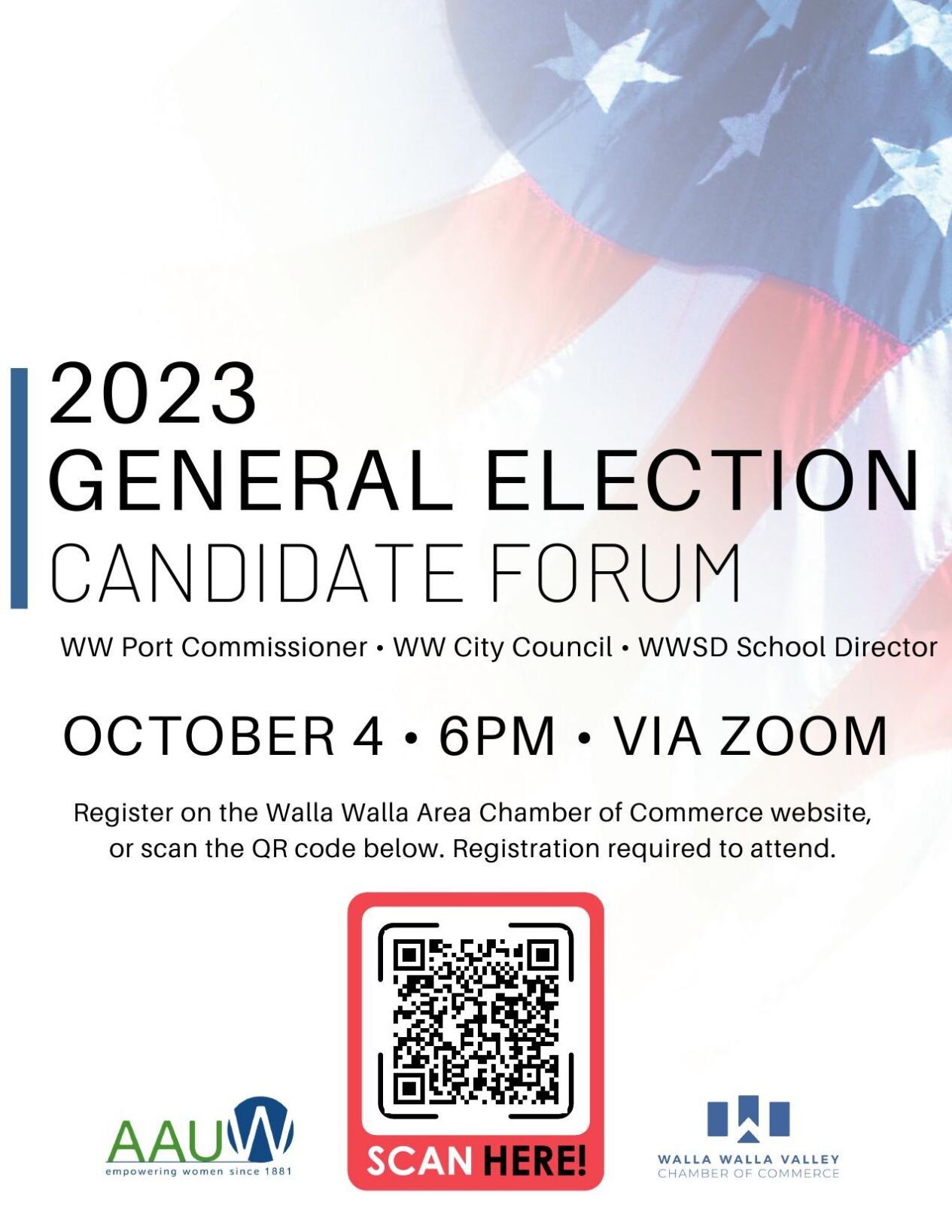 2023 General Election Candidate Forum Elections union bulletin